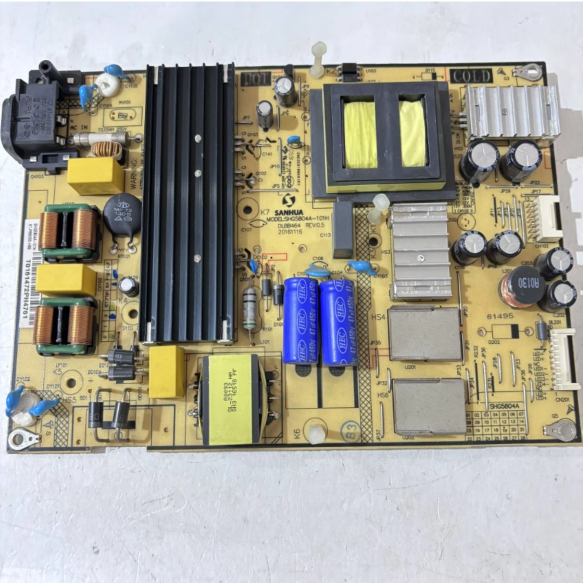 原装TCL L55P2-UD 电源板SHG5804A-101H 81-PBE055-H99 测好