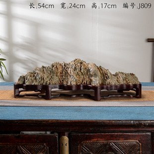 求珍悟石b九龙壁山形石玄关新中式家居造型石新品原石客厅观赏石