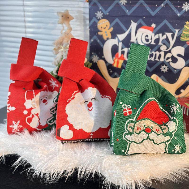 圣诞节礼物袋平安夜平安果袋针织包包手拎手提包高级礼品袋伴手礼,箱包皮具/热销女包/男包,通用款女包,淘宝优惠券,粉丝福利购,淘宝优惠卷