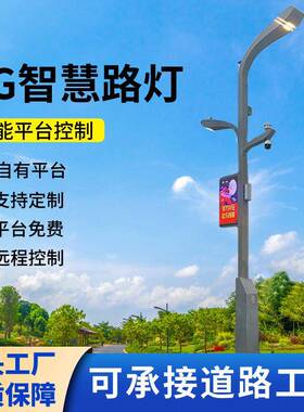 多功能智慧路灯生产厂家智慧灯杆加工单灯控制器路灯5G智能照明灯