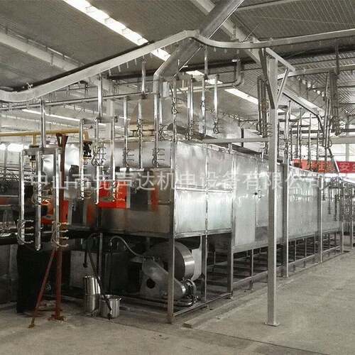 不锈钢器皿水壶压锅盖铝制悬挂链式超声波喷淋清洗线除油除蜡