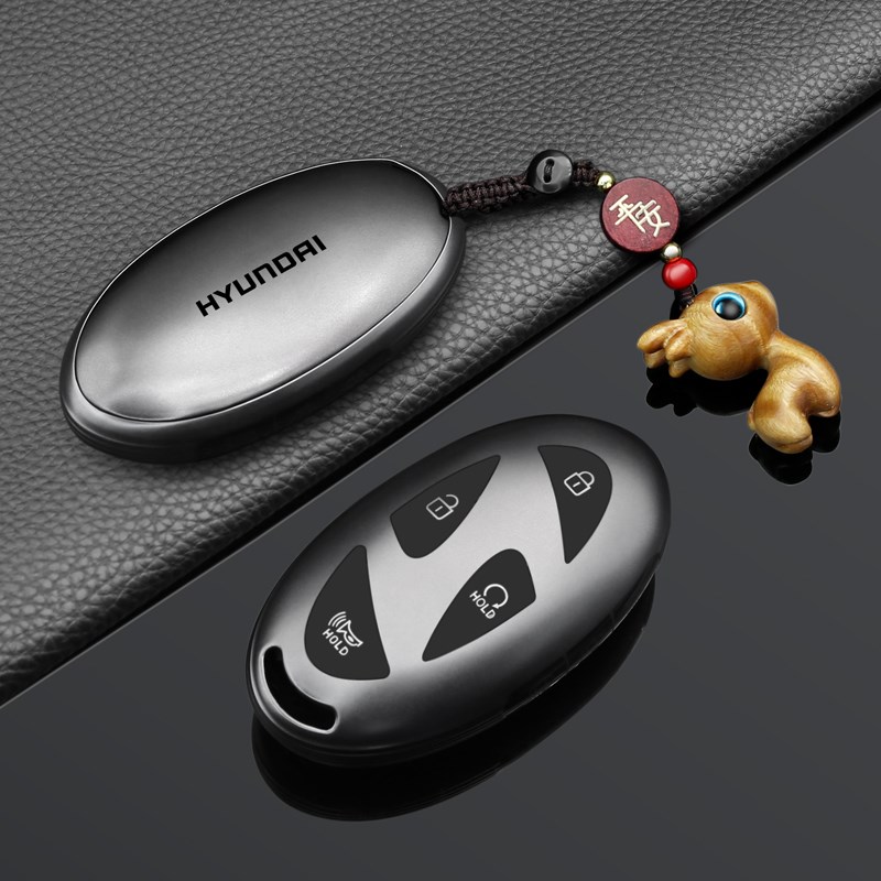 24款北京现代索纳塔钥匙套十一代索纳塔艾尼氪loniq6胜达车包壳扣