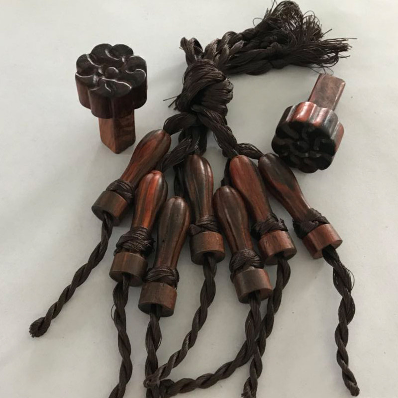 七韵古琴酸枝古琴琴轸雁足 莲脚 古琴