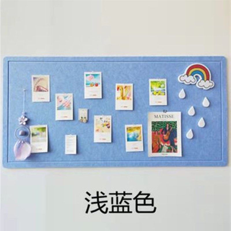 毛毡板墙in风幼儿园环创装饰背景照片墙作品展示留言板软木板