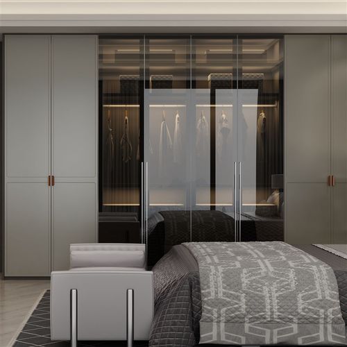上海铝合金卧室移门衣橱柜环保衣帽间支持全屋家具定制