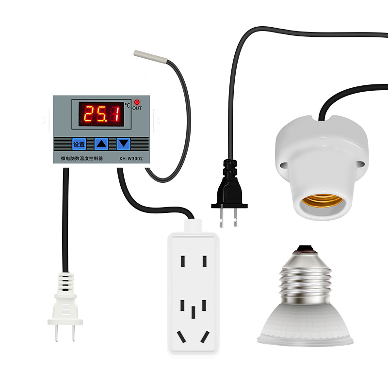 芦丁鸡保温灯自动控温保温箱保暖灯幼鸡育雏小鸡取暖温控器太阳灯