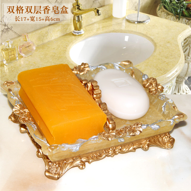 欧式香皂盒肥皂盒创意沥水皂托酒店浴室无盖皂碟手工皂盒浴室
