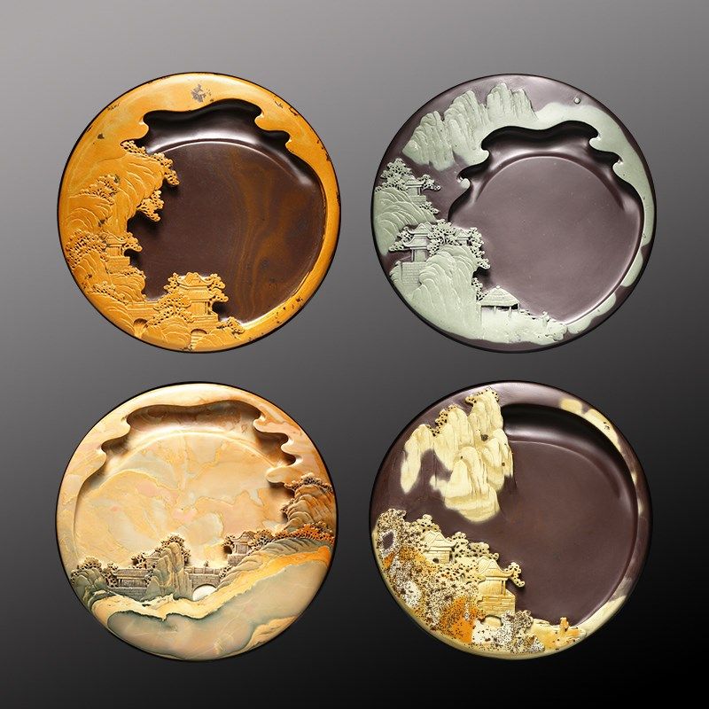 孤品国家非遗名师作品 老坑砚台天然精品高档文房歙砚端,文具电教/文化用品/商务用品,砚台,淘宝优惠券,粉丝福利购,淘宝优惠卷