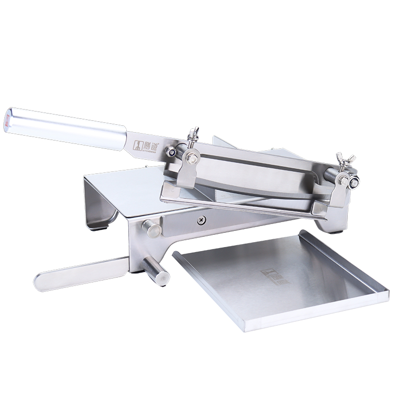 膳道阿胶糕切片机家用手动小型年糕牛轧糖雪花酥冻肉羊肉卷切片机