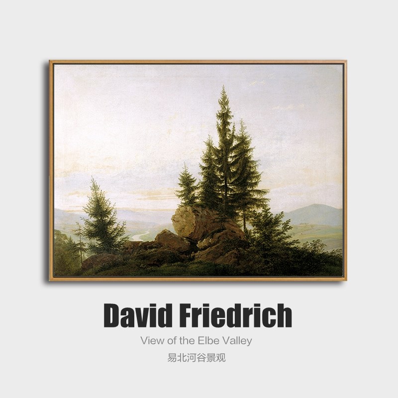 客厅装饰画欧式复古简约风景画书房卧室玄关沙发背景墙画餐厅挂画图片