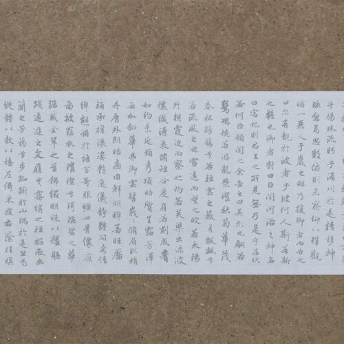 赵孟頫行书洛神赋水写布 水万次练习帖 循环使用
