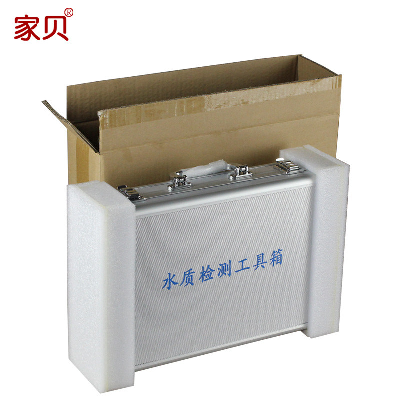 家贝水质检测工具箱测净水器笔d水测试笔h余氯试剂净水盒装