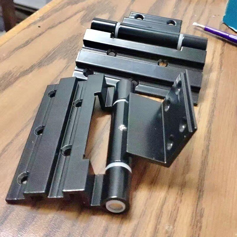 老式塑钢窗折叠转轴铰链型荷叶合页窗户平面平门铝合金