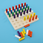 圆柱插棍感统专注力儿童感统失调训练器材前庭早教精细