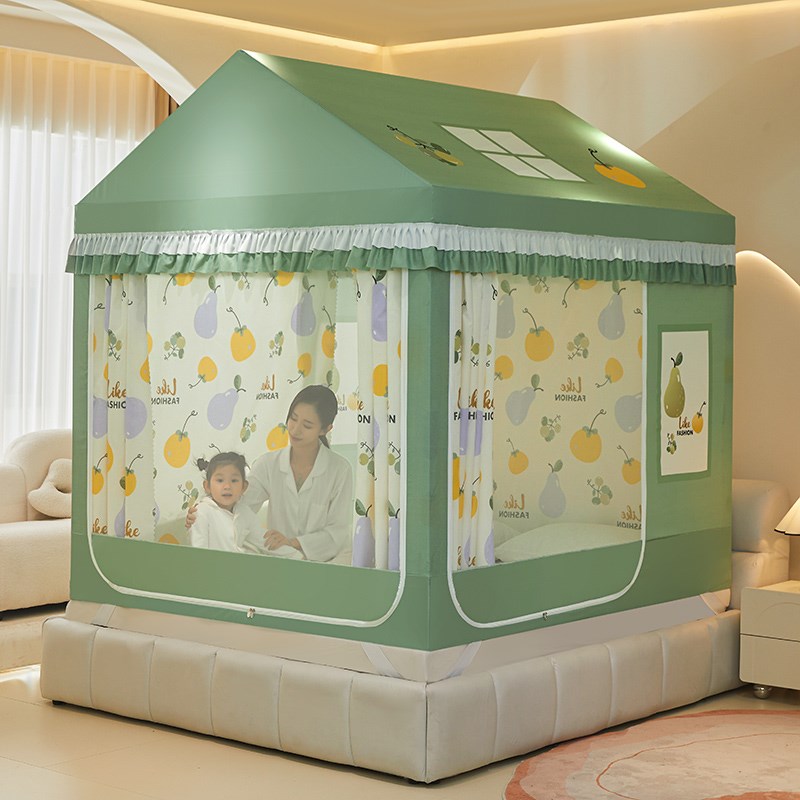 类小房子房屋造型蚊帐门儿童蒙古包城堡遮光回底蚊帐