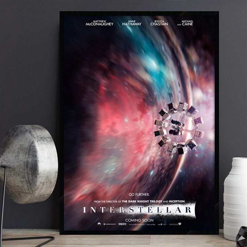 星际穿越科幻电影海报装饰画客厅影院题酒吧壁画