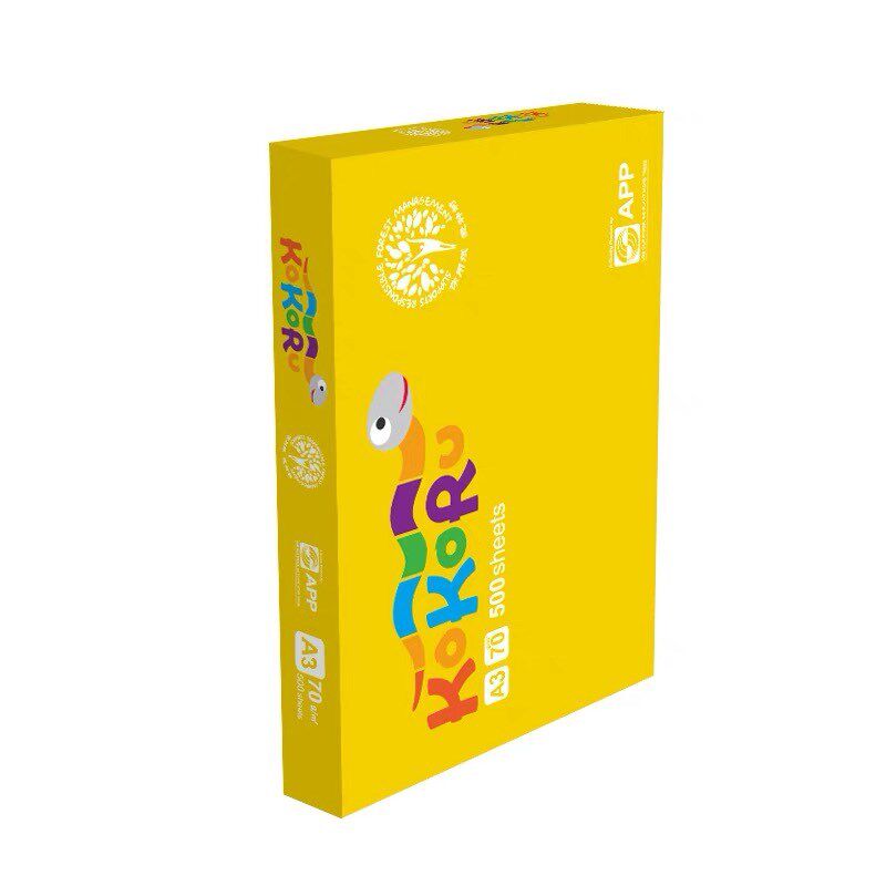 酷酷虫高档办公纸复印纸彩色打印专用复印纸