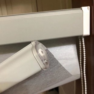 免打孔伸缩胀紧遮光窗帘百叶卫生间厕所厨房办公室拉帘防水卷帘