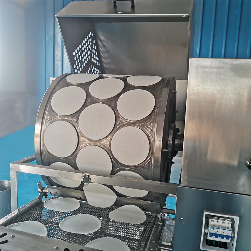 现货商用家用全自动小型春卷皮机烤鸭饼机器生产厂家智能