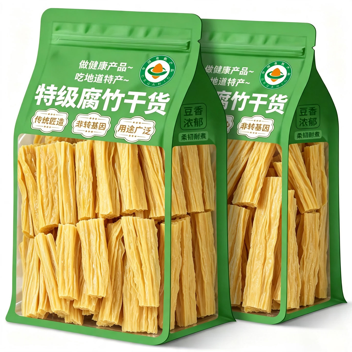 特级腐竹干货纯正0添加非转基因黄豆制品豆皮火锅食材官方旗舰店