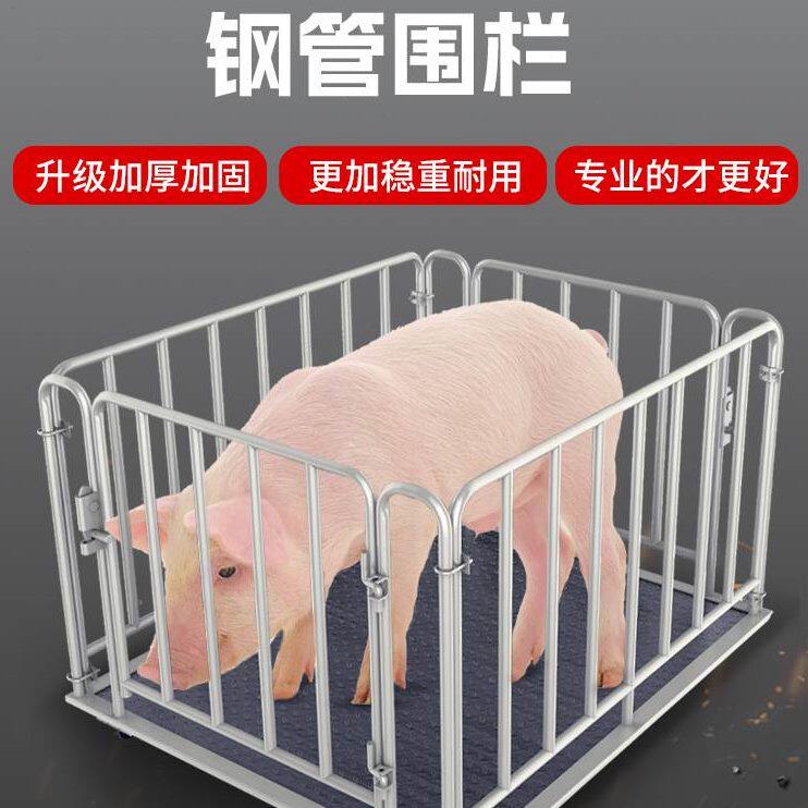 5地称-地磅秤电子带围栏11吨猪。家用小型小牛3吨2吨吨称泵工业物