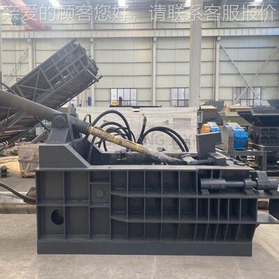 压自动翻包吨液压金125型属压块机125200315吨废铁块吨机废金属打