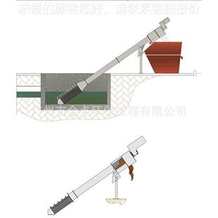 细格栅捞机渣，自动格提SCMS30栅升捞机，螺旋细渣格栅机