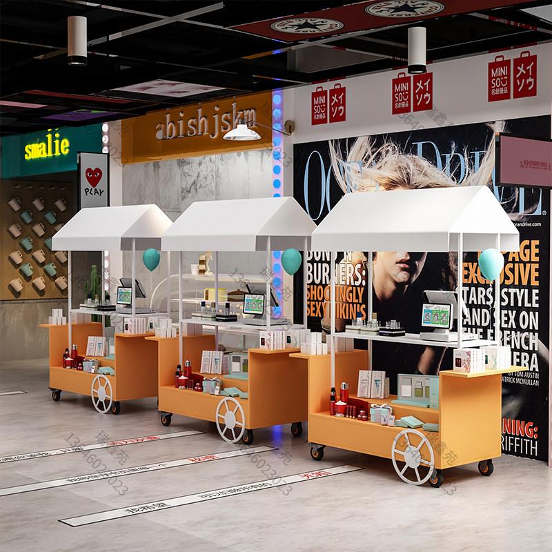 摆摊小推车商场花车促销车活动展示台集市网红超市电影院售货车