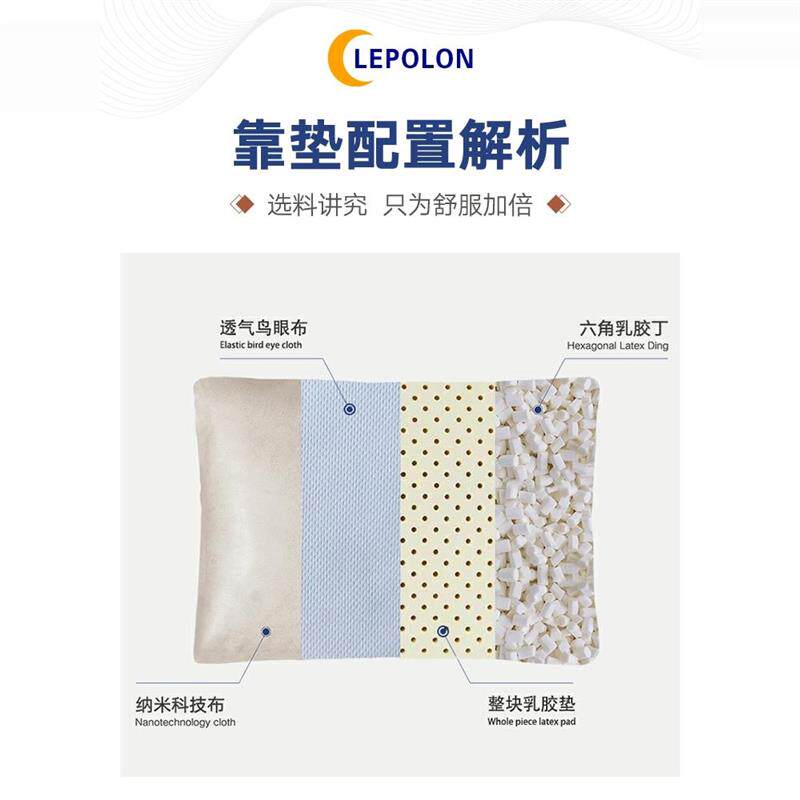 乳胶沙发靠垫靠枕实木床头大靠背客厅卧室长方形科技布腰靠包定制