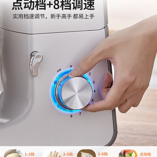 aca厨师机家用小型全自动打面搅面揉面商用和面机AM-CG108-1