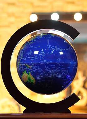 夜明珠磁悬浮地球仪领导创意乔迁送礼高档办公桌摆件开业新奇物品