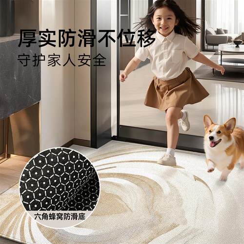 可裁剪家用入户门地垫2026新款免洗防滑耐脏玄关高级轻奢地毯脚垫