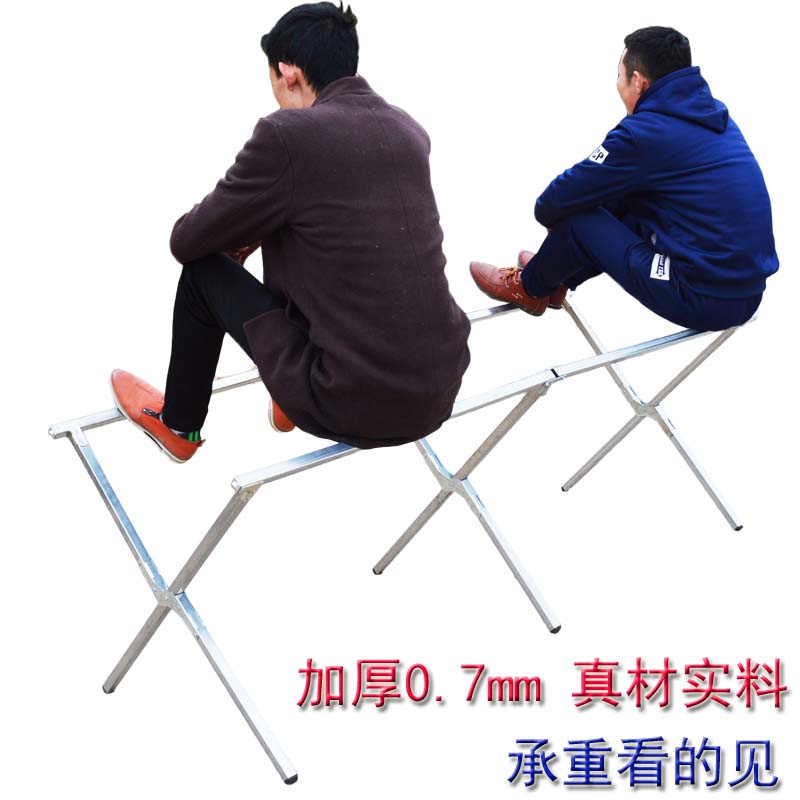 摆摊折叠支架摆地摊竹片架子夜市竹席加厚便携折叠桌伸缩地摊货架