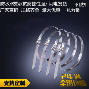 扎带自锁*船用扎带金属扎带收束线带铁丝固定绑带