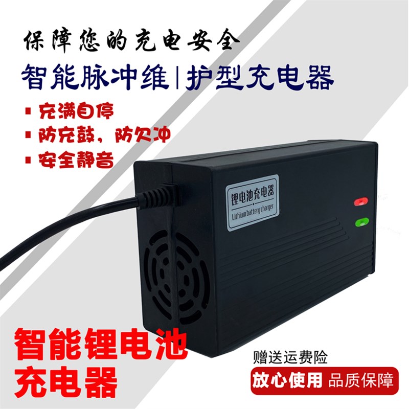 20串60V电动车瓶磷酸铁聚合物锂离电池充电器73V伏v2A3A5A8a10安