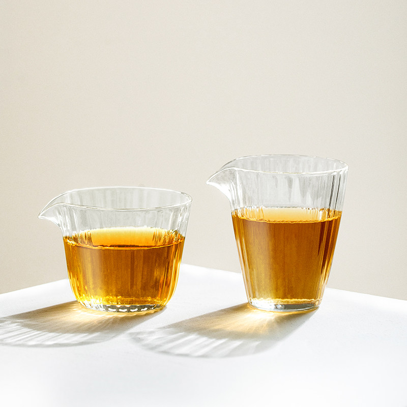 拓土公道杯公杯创意加厚耐热竖纹茶海分茶器装茶器茶具零