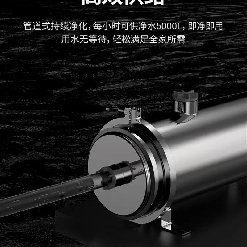 除水垢水碱井水自来水全屋阻垢净水器农村家用水管大净