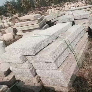 供应民间老石板旧石材古建铺路石庭院垒墙石青石块台阶石旧桥石