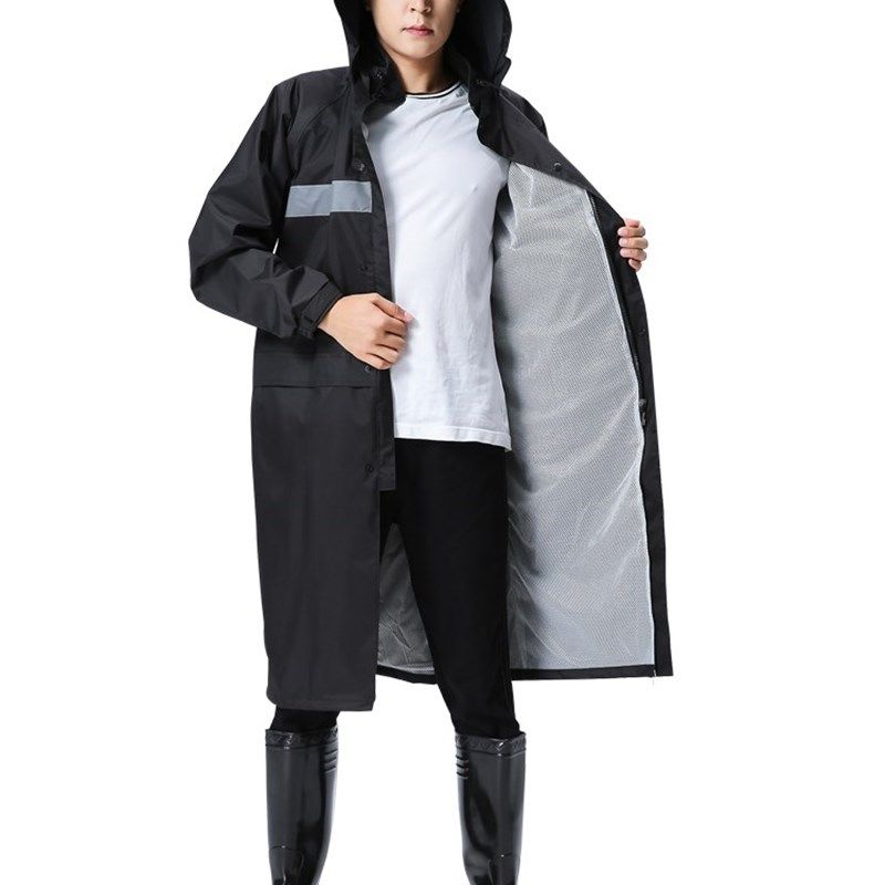雨衣长款全身防暴雨雨服加厚反光雨衣交通安全服工地劳保雨衣男女