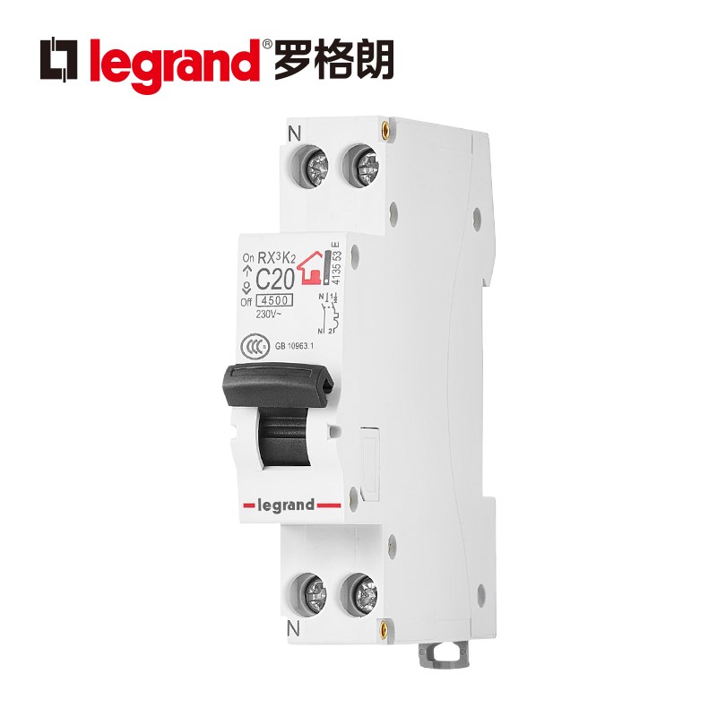 legrand罗格朗断路器空气开关家用小型电闸短路保护器1P2P3P空开