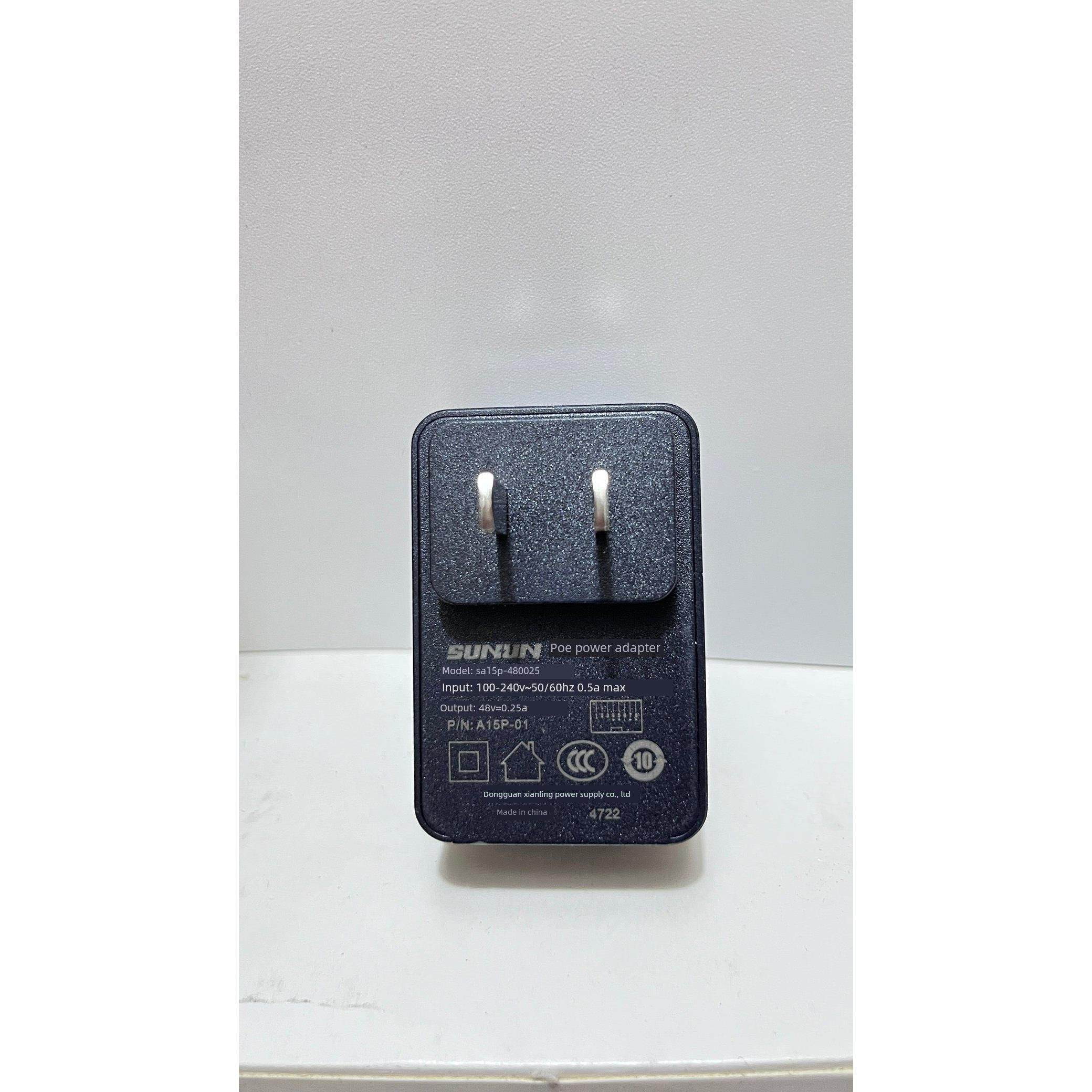 原装SUNUN先领48V0.25A POE电源适配器网口供电模块SA15P-480025,3C数码配件,USB多功能数码宝,淘宝优惠券,粉丝福利购,淘宝优惠卷
