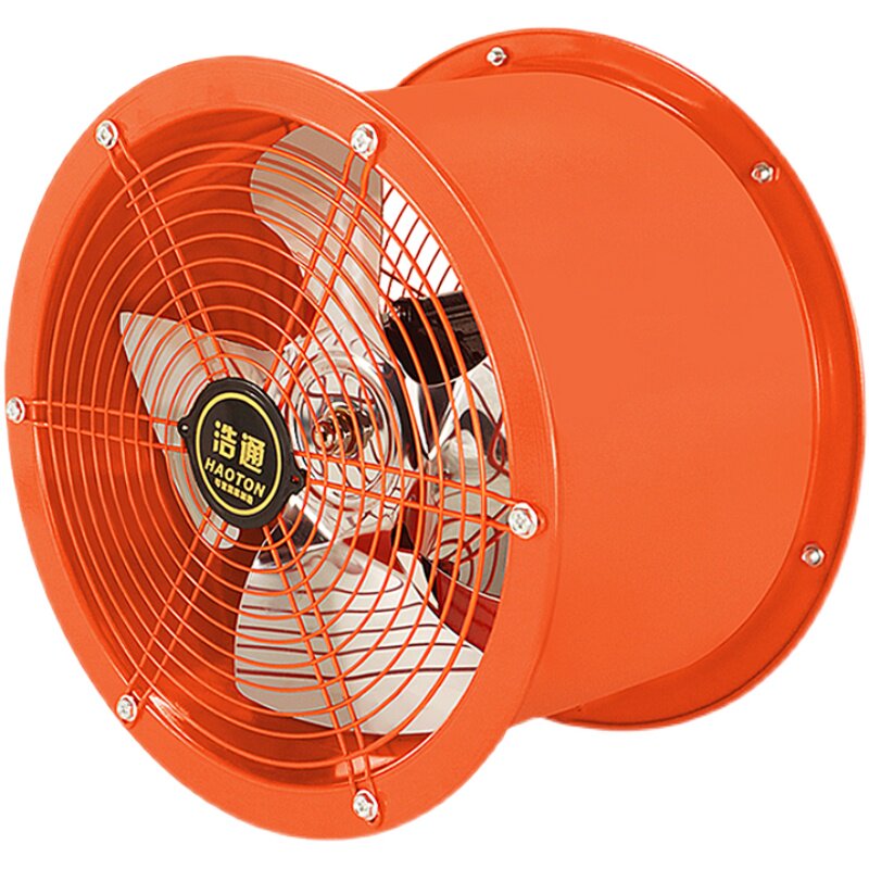 排气扇厨房强力高速圆筒轴流风机管道式换气扇低噪油烟工业排风扇