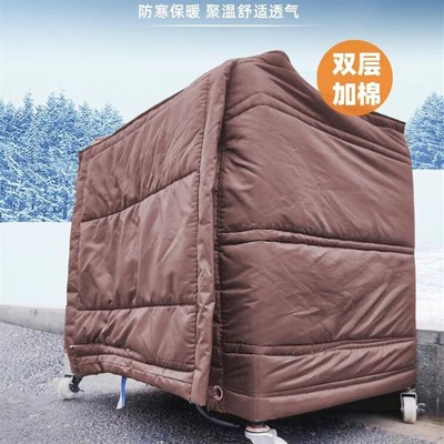 定制狗笼罩双层加厚猫笼子罩室外防水夹棉防寒罩户外宠物兔笼外罩