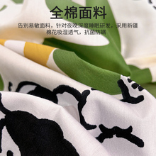 纯棉双人长枕头长版情侣定型枕一体长条抱枕不塌陷睡眠颈椎枕1.5m