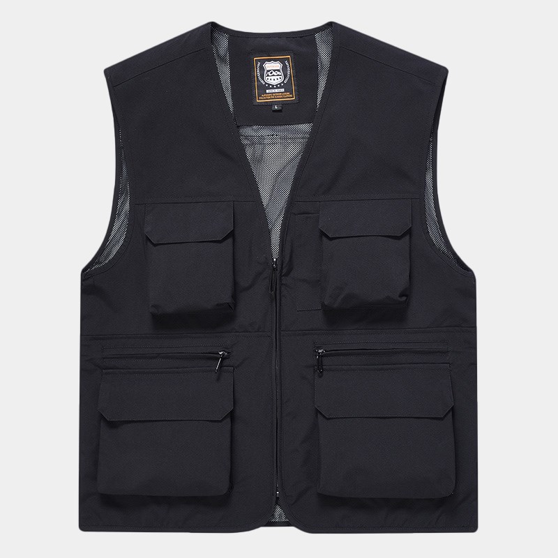 反光多口袋马甲背心定制印字logo应急管理消防通信安全员工装马夹