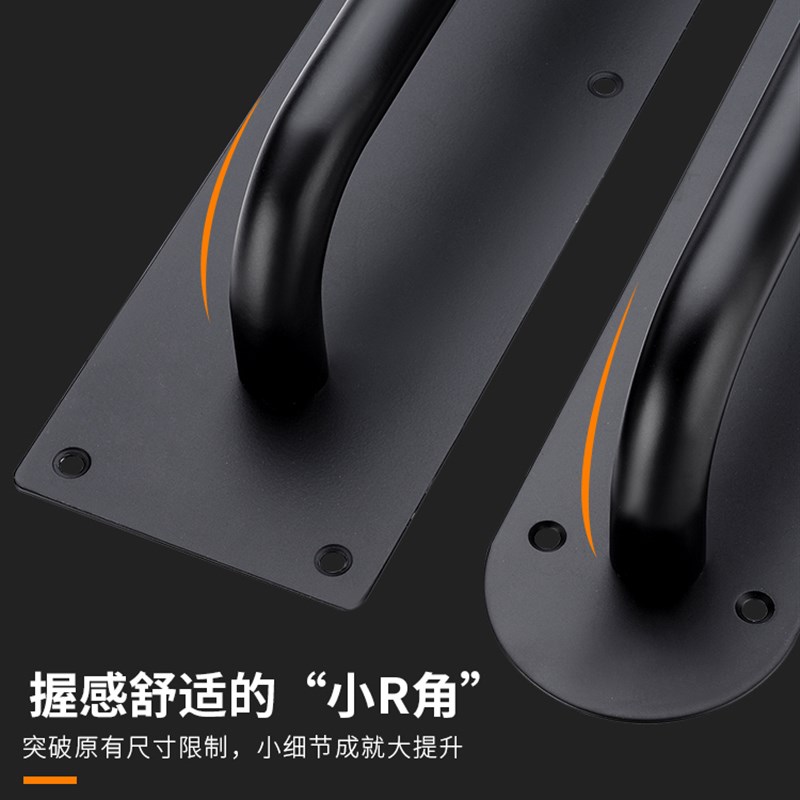 多翔加厚不锈钢推拉指示牌大门明装拉手香槟金木门消防通道门把手