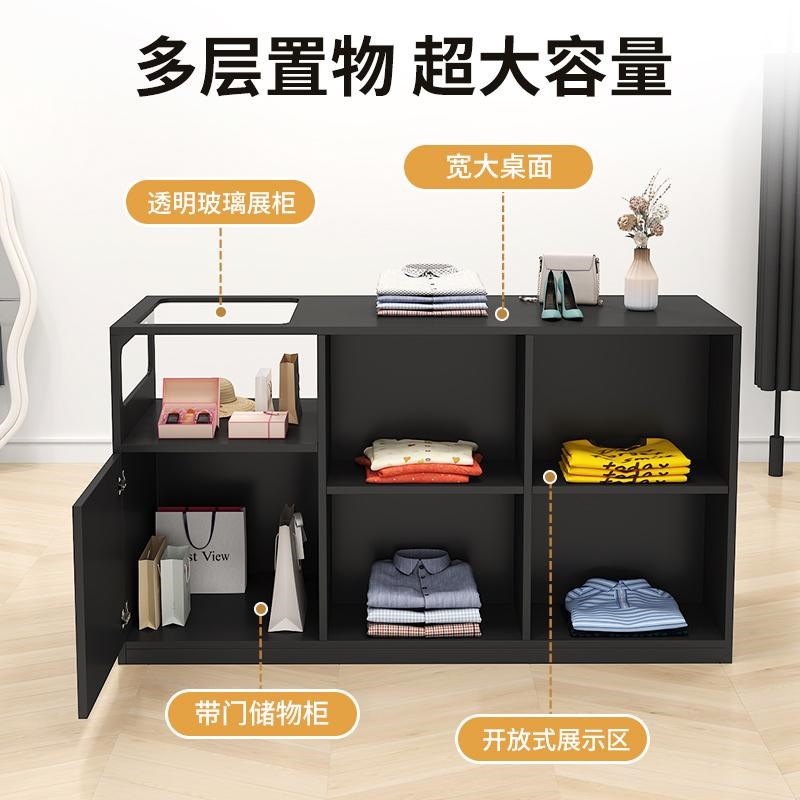 服装店中岛流水台收银台女装饰品摆放展示台店铺陈列柜收纳储物柜