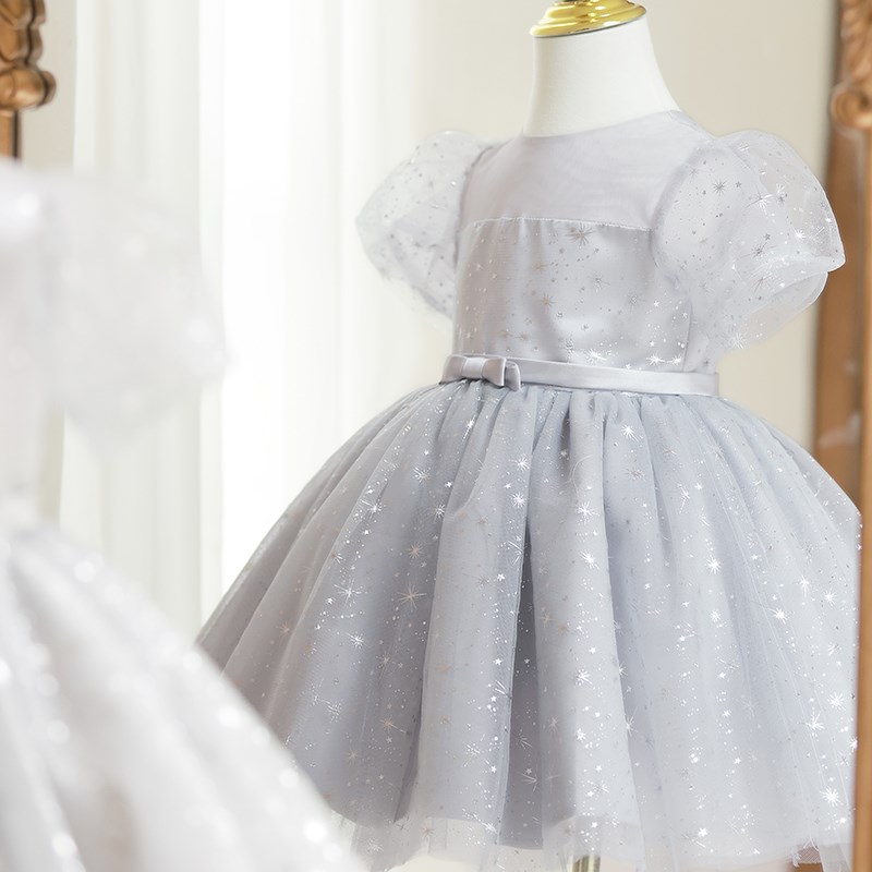 女童蓬蓬裙礼服钢琴儿童儿童演出服合唱生日公主裙主持人花童裙夏