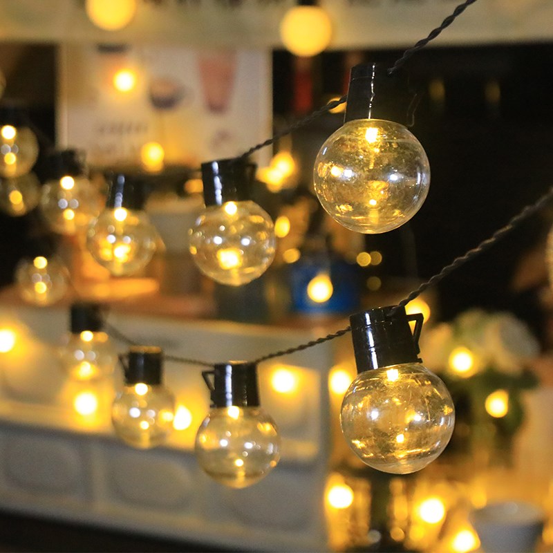 户外露营灯串led彩灯闪灯满天星帐篷氛围装饰挂件野餐布置摆摊