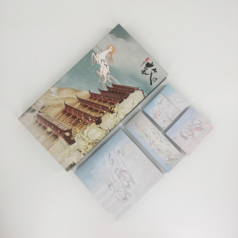 敦煌壁画飞天创意便利标签贴可撕小本子随身留言便条纸伴手礼包邮